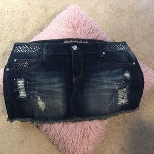 Mini Mini Jean skirt
